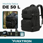 [ÚLTIMAS UNIDADES] Mochila Tática Militar 50L Impermeável + 3 Brindes Exclusivos | Tudo o que um Homem Preparado Precisa