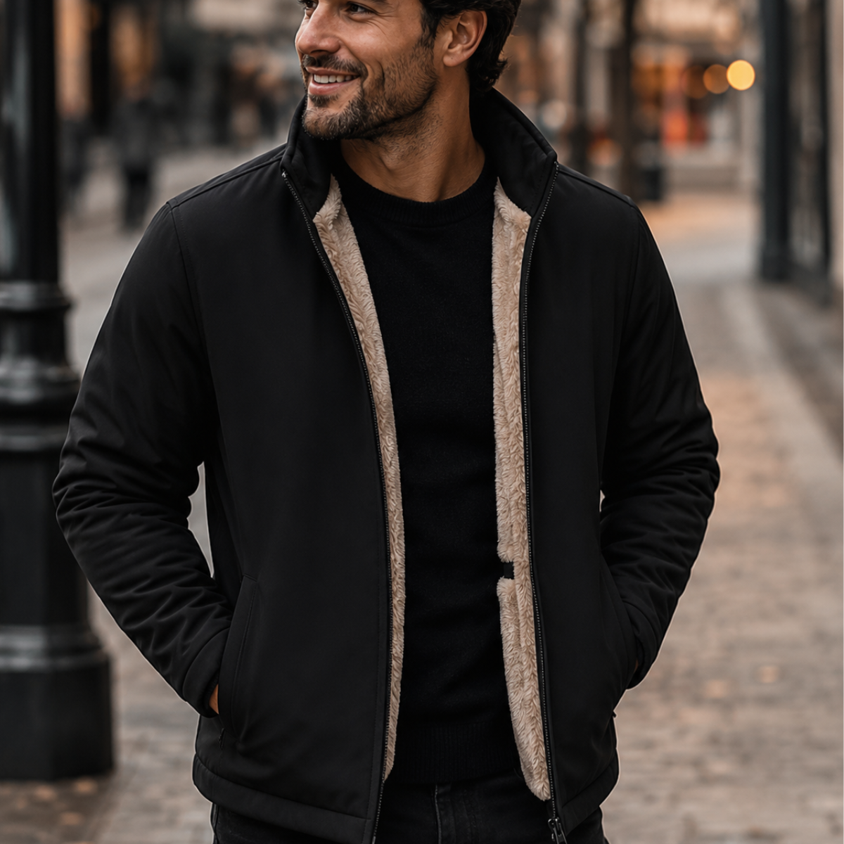 [Llevate 2 y Pagá 1] Campera Masculina Nordic con Interior Forrado en Lana Premium Impermeable