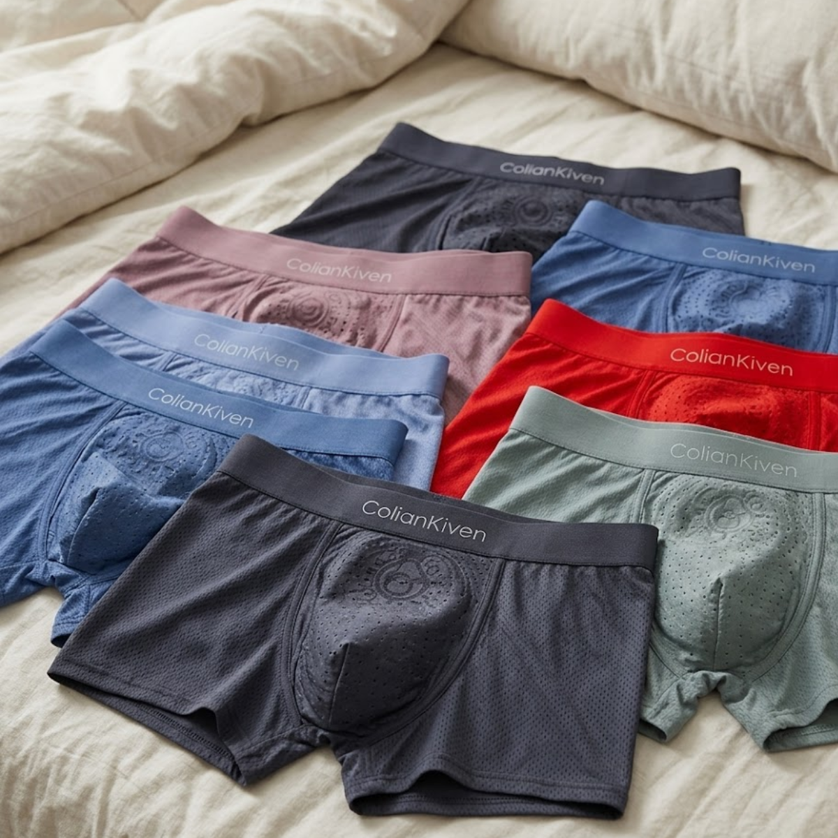 [Leve 10 e Pague 5] Cueca Boxer Masculina Sem Costura em Tecido Gelado | Máximo Conforto