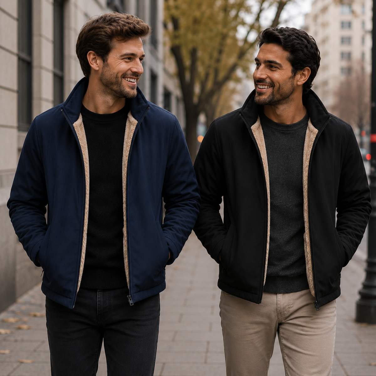 [Llevate 2 y Pagá 1] Campera Masculina Nordic con Interior Forrado en Lana Premium Impermeable