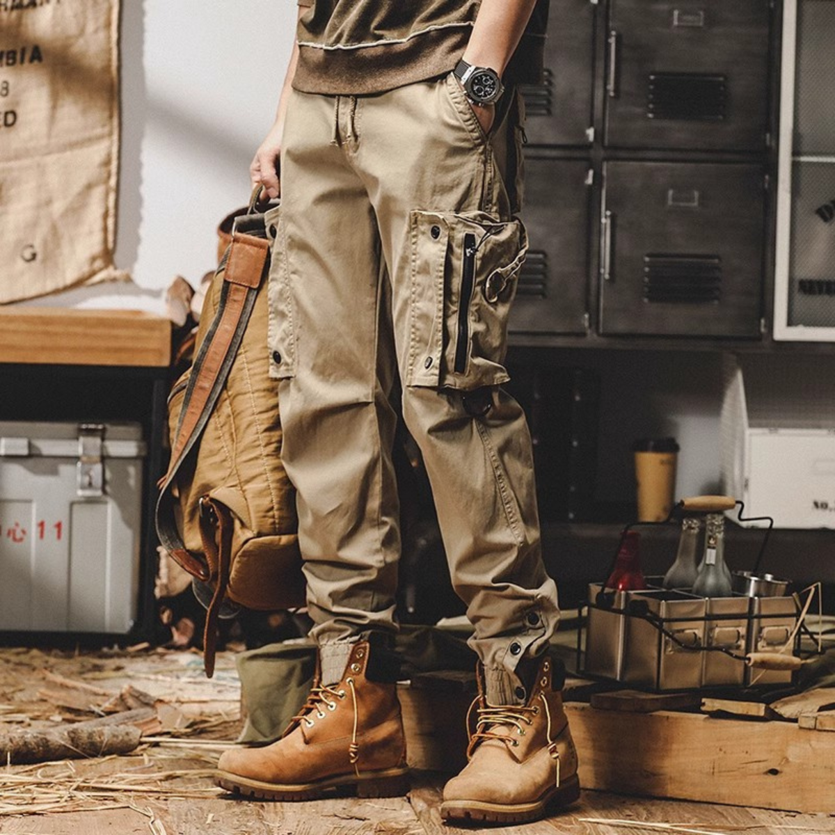 [Leve 5 e Pague 3] Calça Tática Masculina Force em Ripstop com Bolsos Utilitários