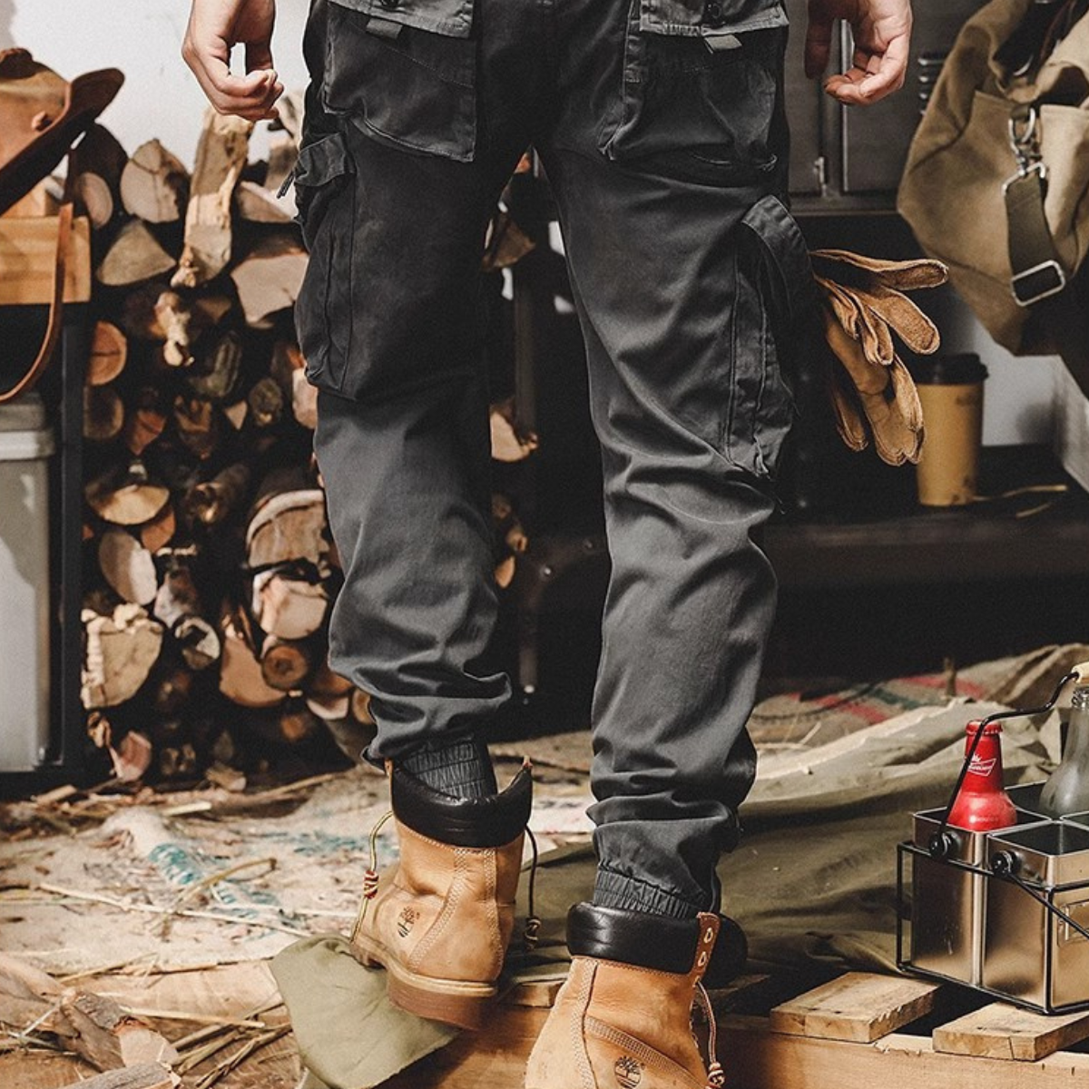 [Leve 5 e Pague 3] Calça Tática Masculina Force em Ripstop com Bolsos Utilitários